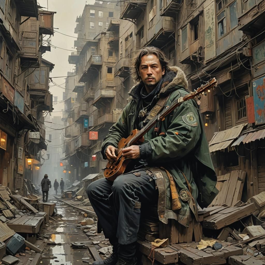 Stylized Cartoon Cat in Bold Colors