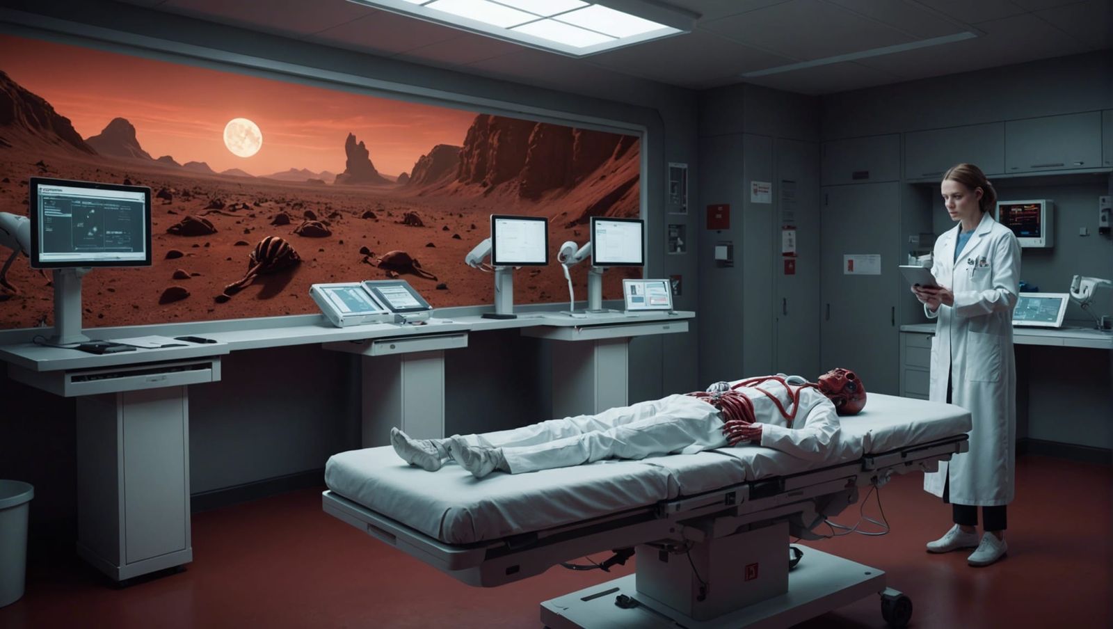 Martian Medical Facility Reveals Tyranid Remains