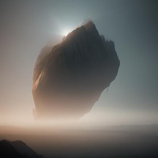 Dramatic Volumetric Lighting in Matte Painting Style