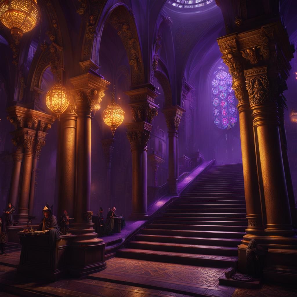 Starry Night Over Sea: Dark Fantasy Art