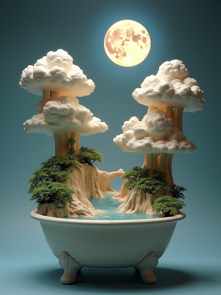 Miniature Noah's Arcology Archipelago