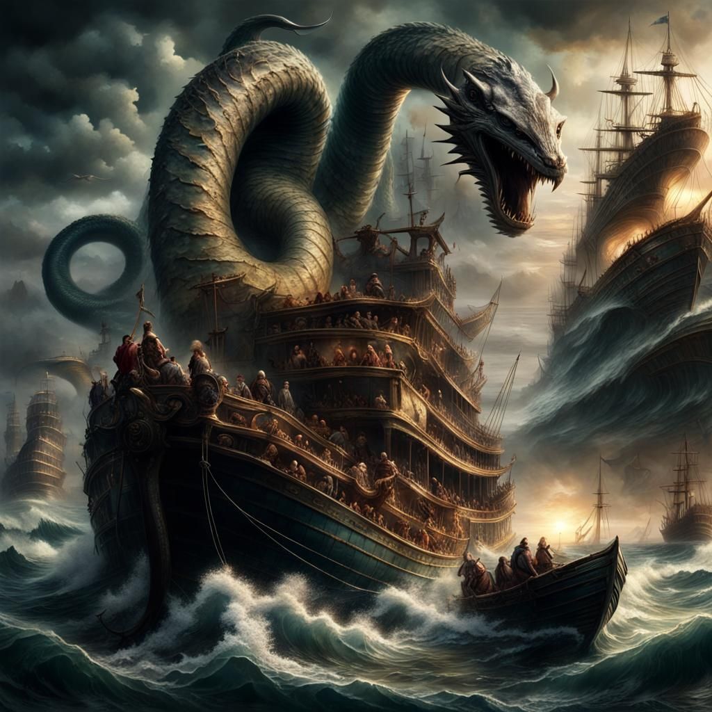 Epic Sea Serpents: Ancient Sailors' Bane