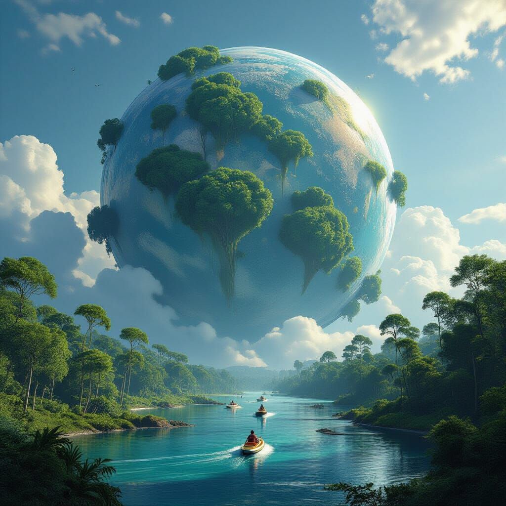 Gigantic Planet: Forests of Towering Trees