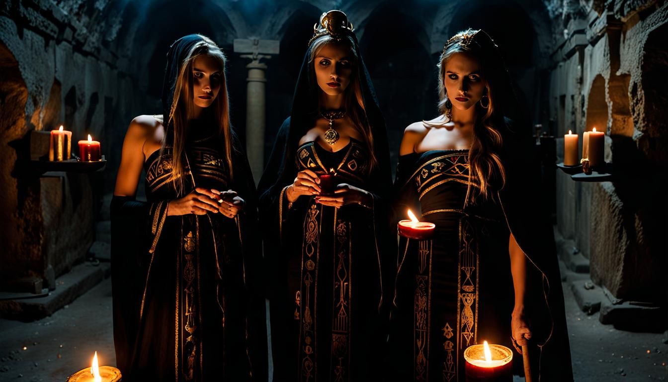 Ethereal Sorceresses in Cryptic Baptism