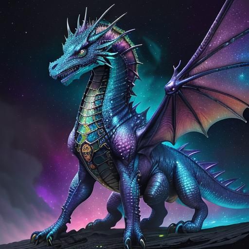 Nebulae Dragons: Iridescent Macro Photography