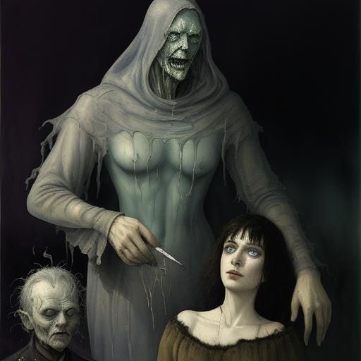 Pickle Suit Man: Gouache and Watercolor Masterpiece