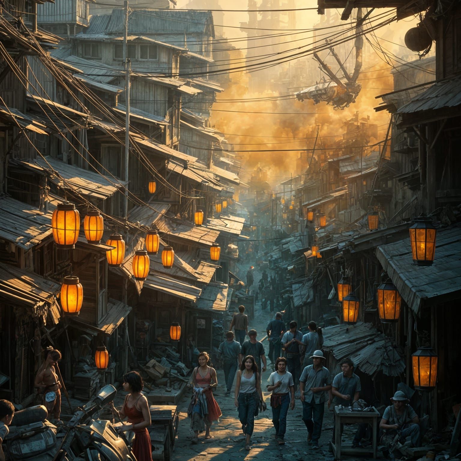 Fantastical Manila Squatter Metropolis