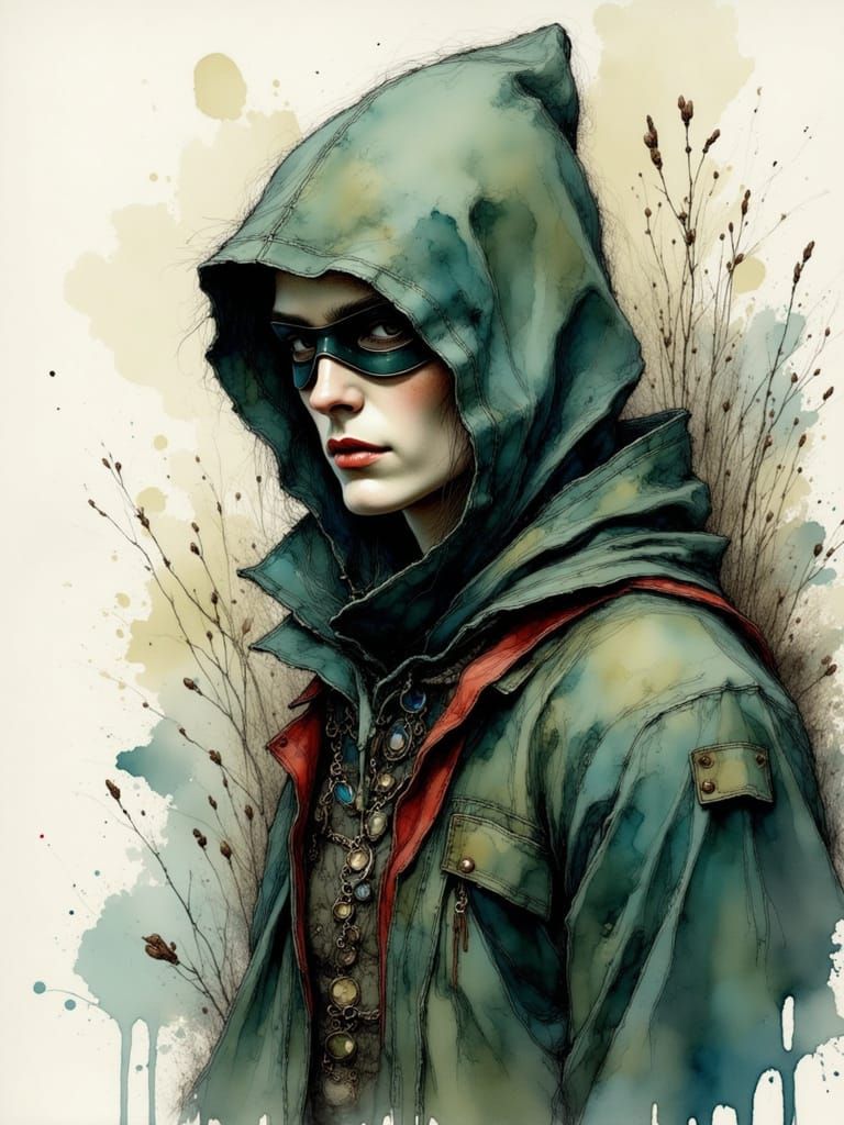 Speedy Portrait in Watercolour with Dynamic Poses