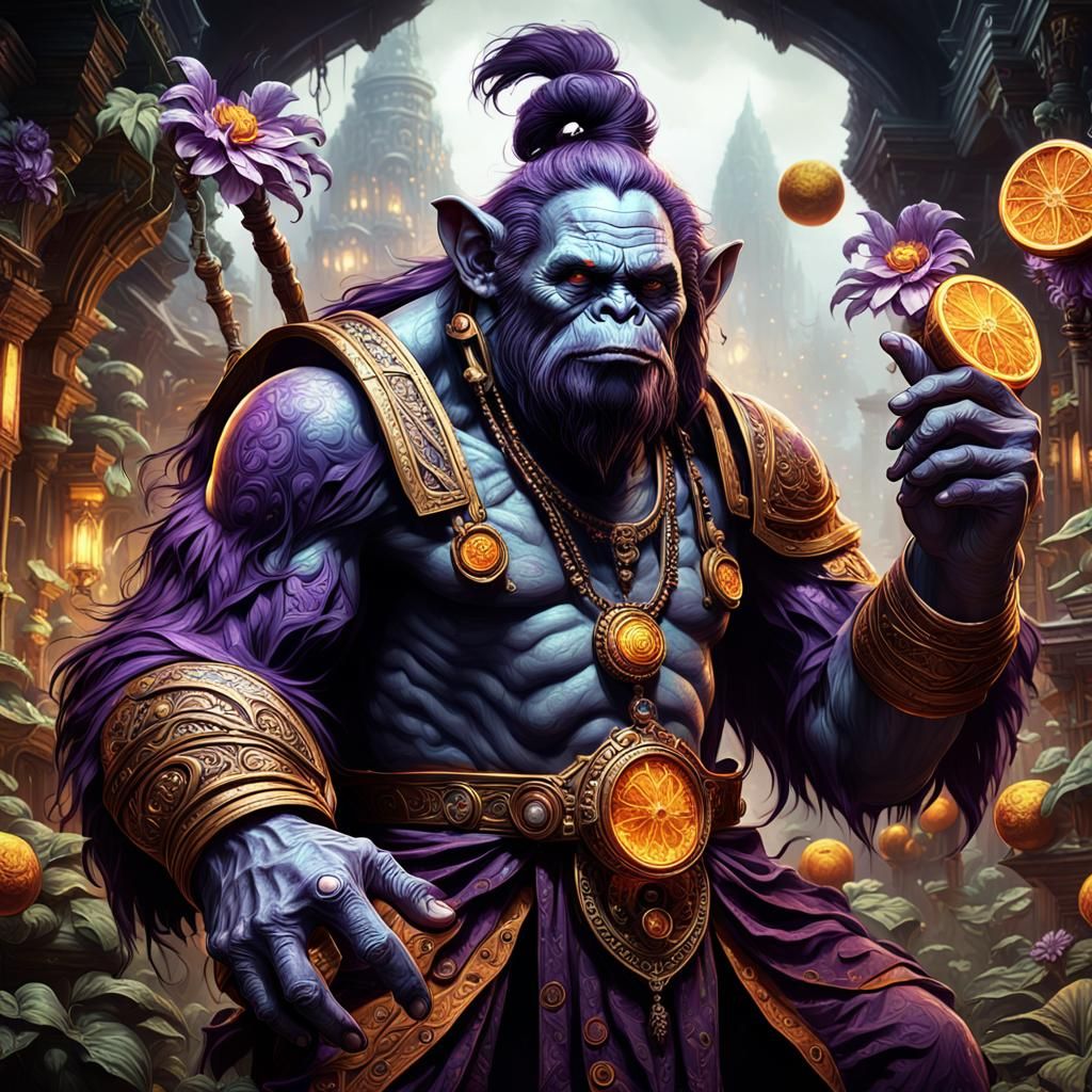 Four People Gathered: A Dark Fantasy Concept Art