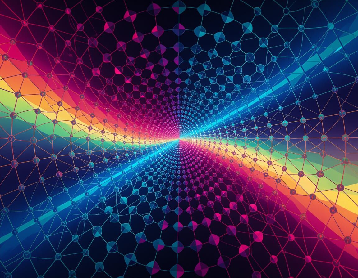 Cosmic Kaleidoscope: Surreal Geometric Abstraction in Syntwa...