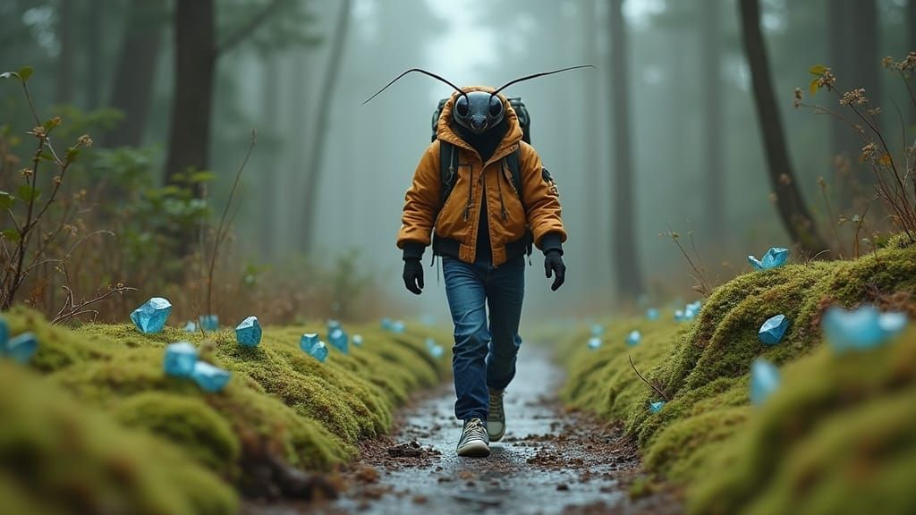 Leave me alone, I'm just walking.