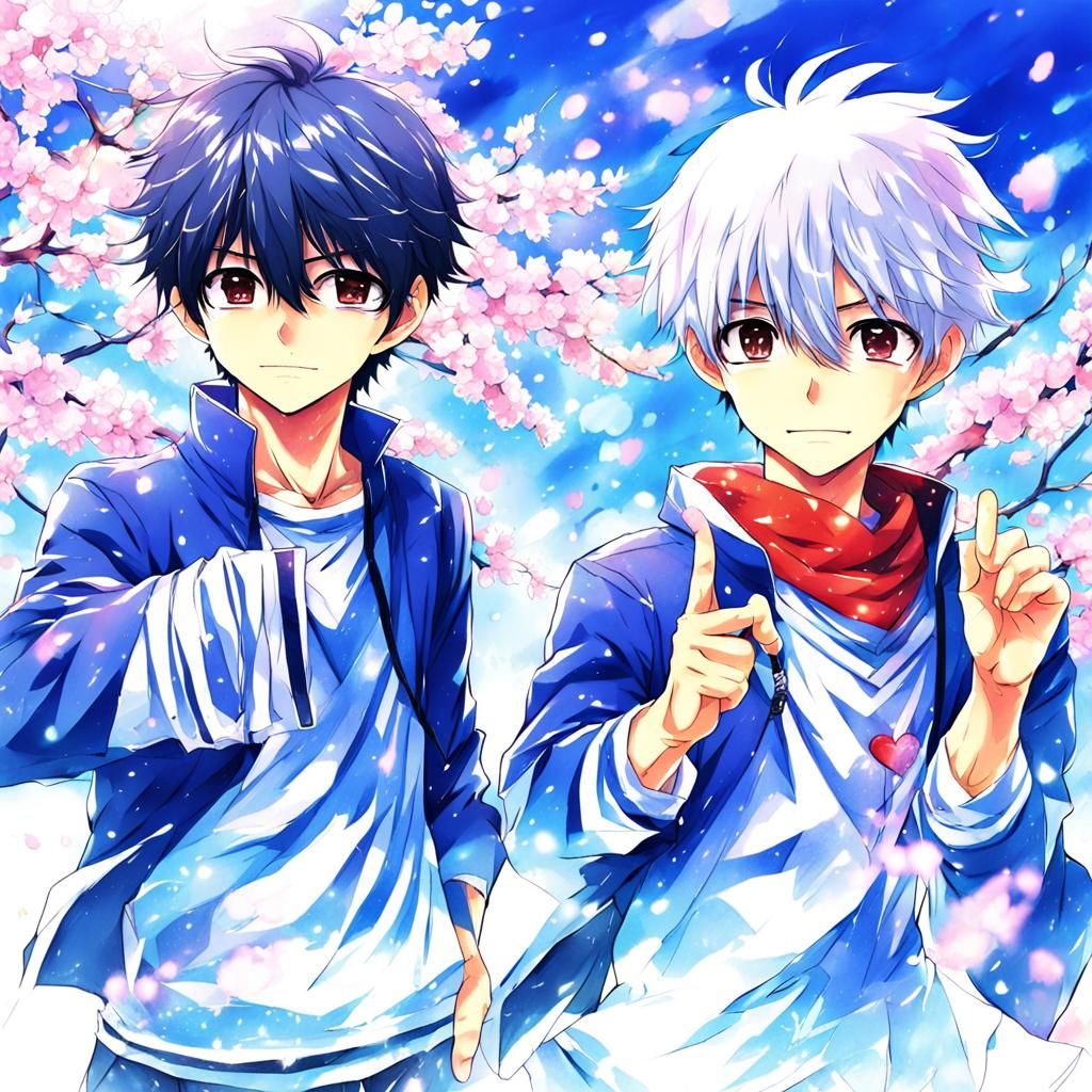 Anime Character in Japanese Manga Style