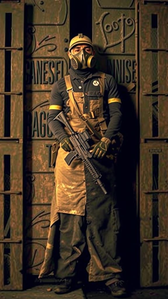 Rebel in a Dystopian Wasteland, Diesel Punk Style