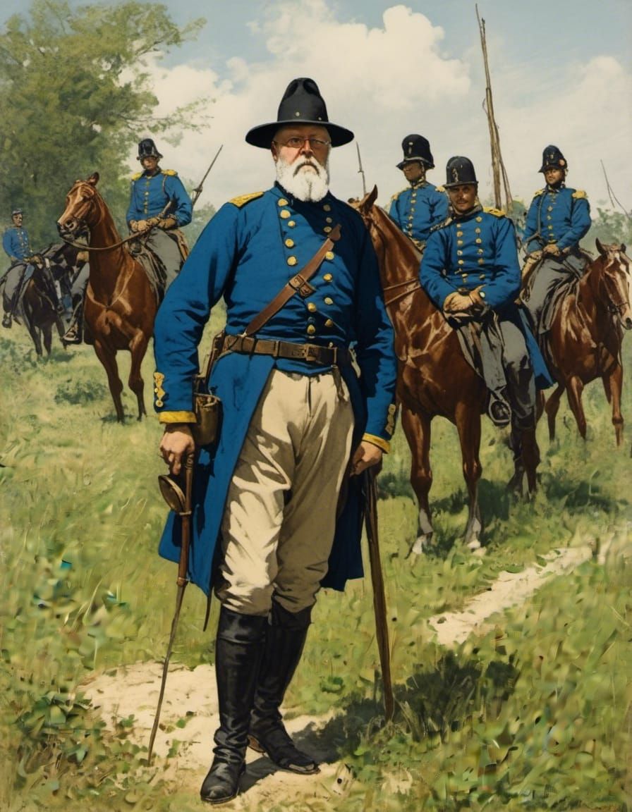 Captain in the northern army during the American Civil War