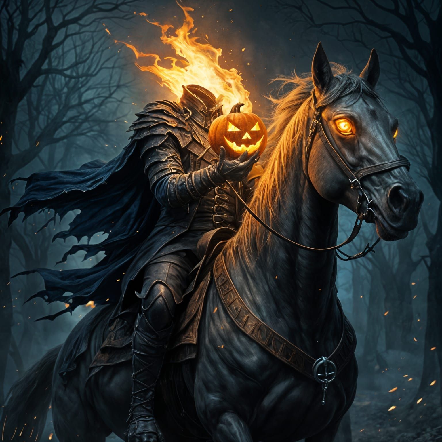 Burning Horseman