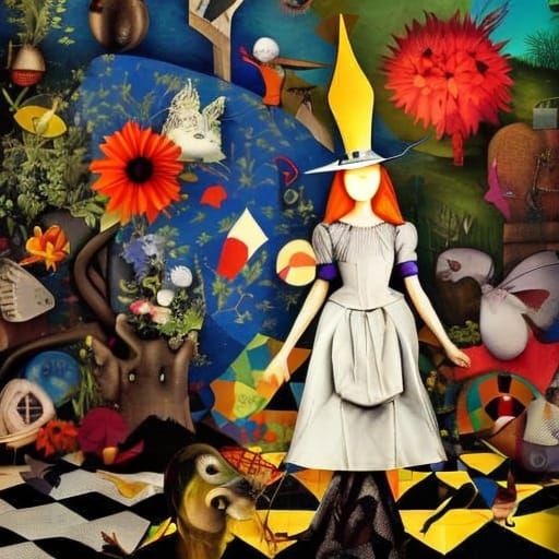Alice in Wonderland by Hieronymus Bosch