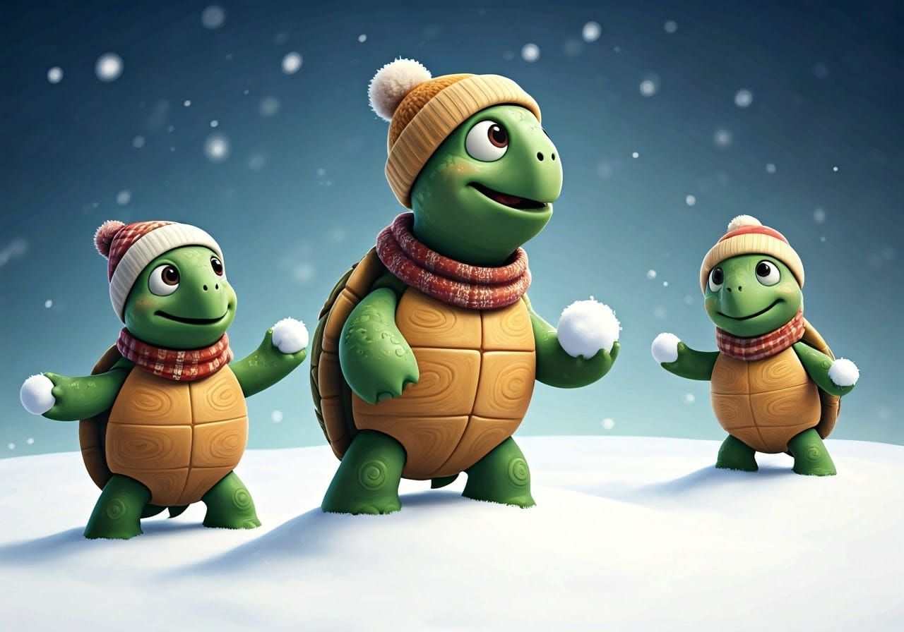 All Right Boys let's show them what a real snowball fight is!