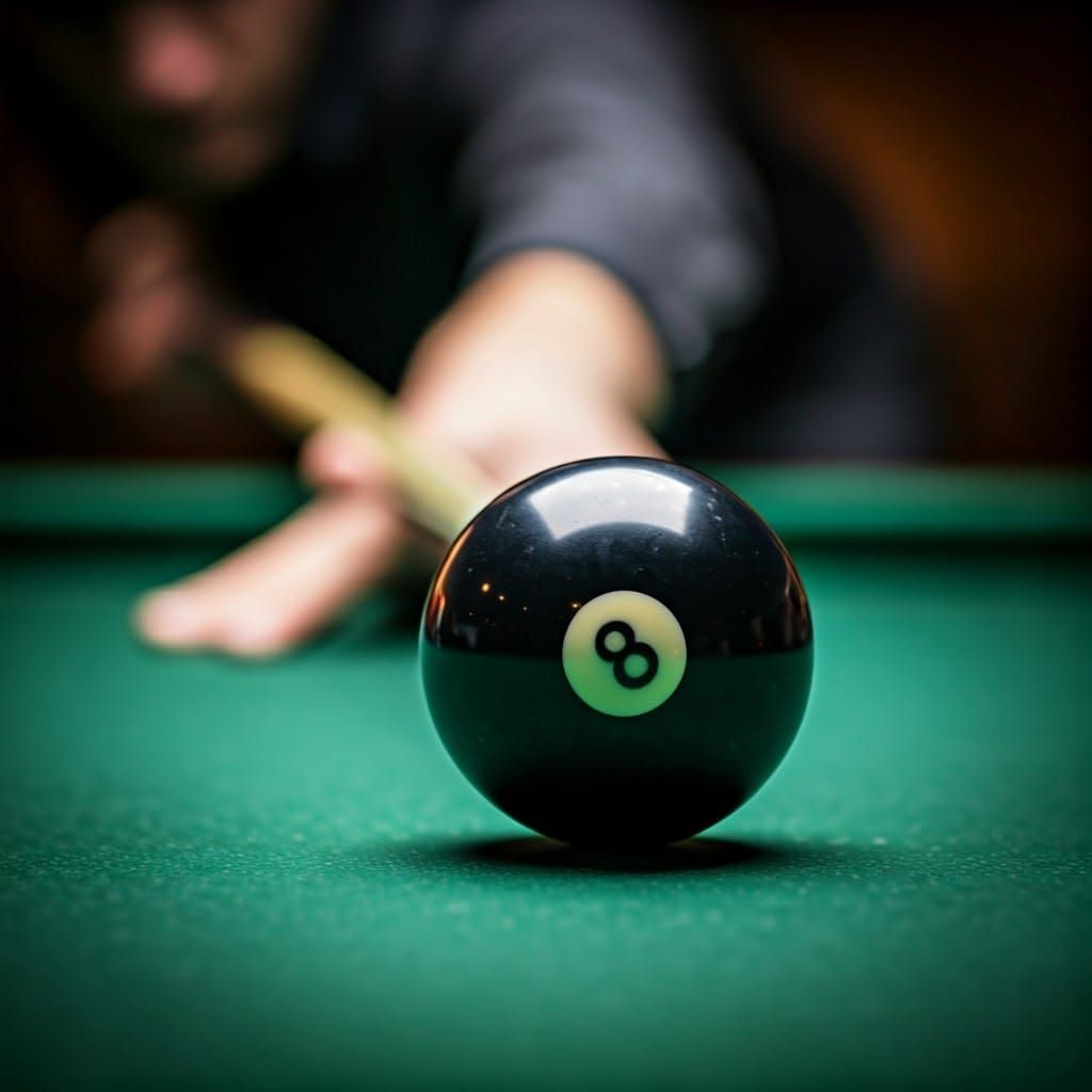 Cue Stick's Intense Grip on the 8 Ball