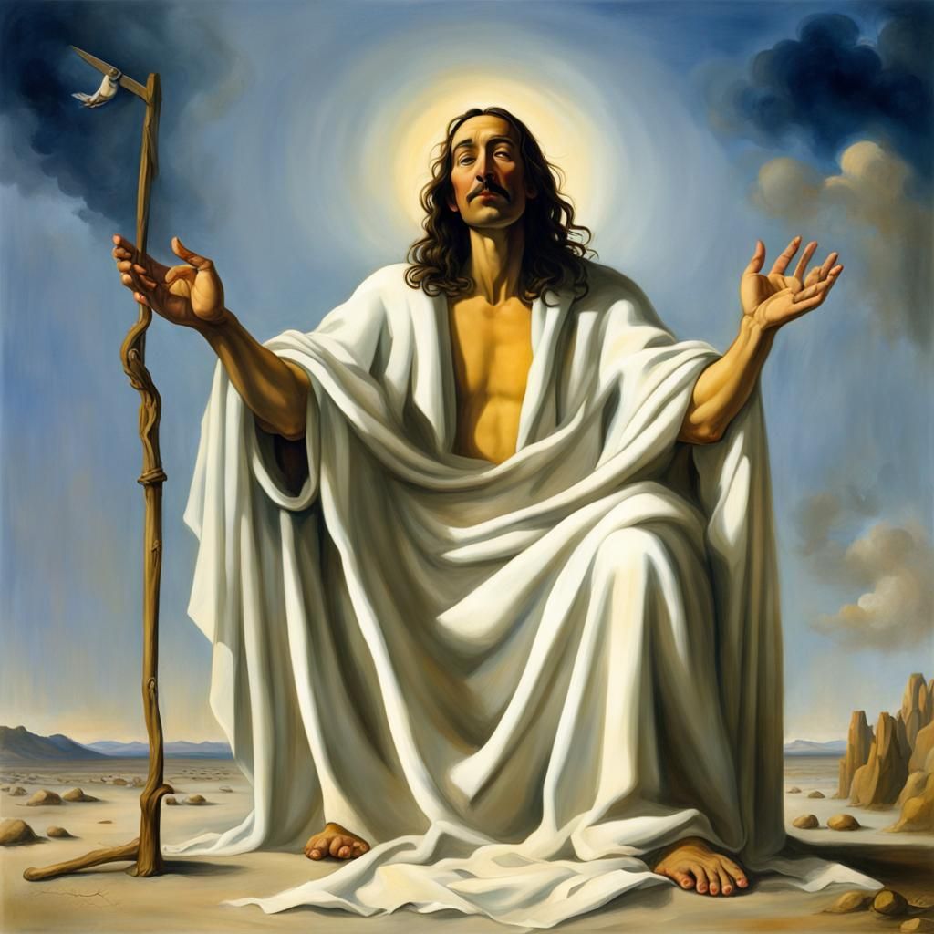 Divine Kingdom: A Surrealist Vision in Matte Painting