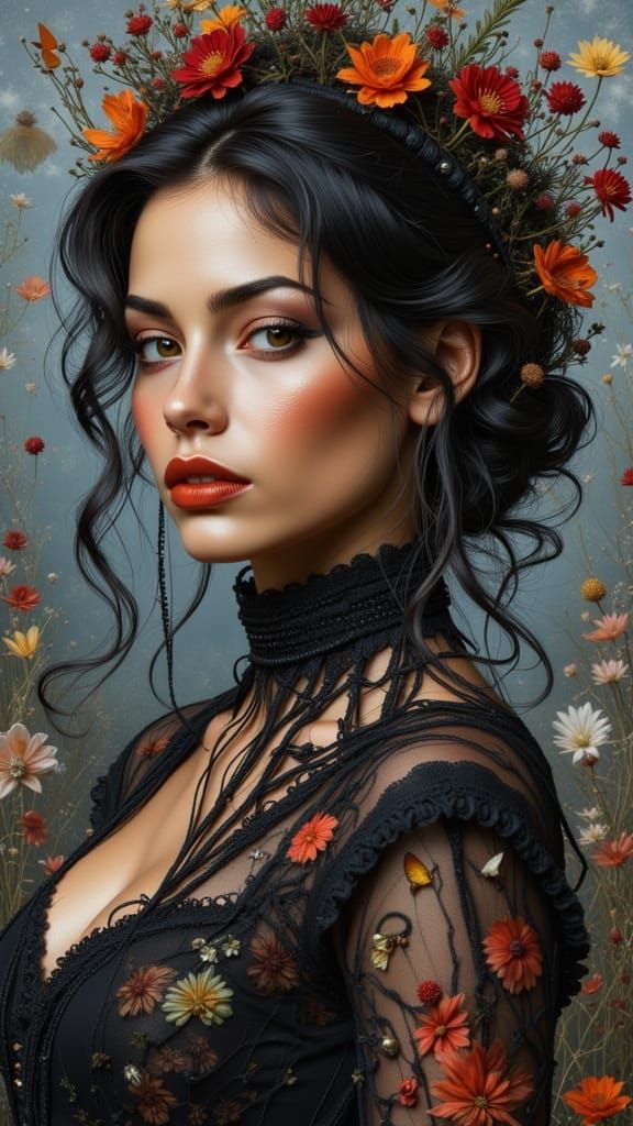 Victoria Monet in Gothic Steampunk Fashion