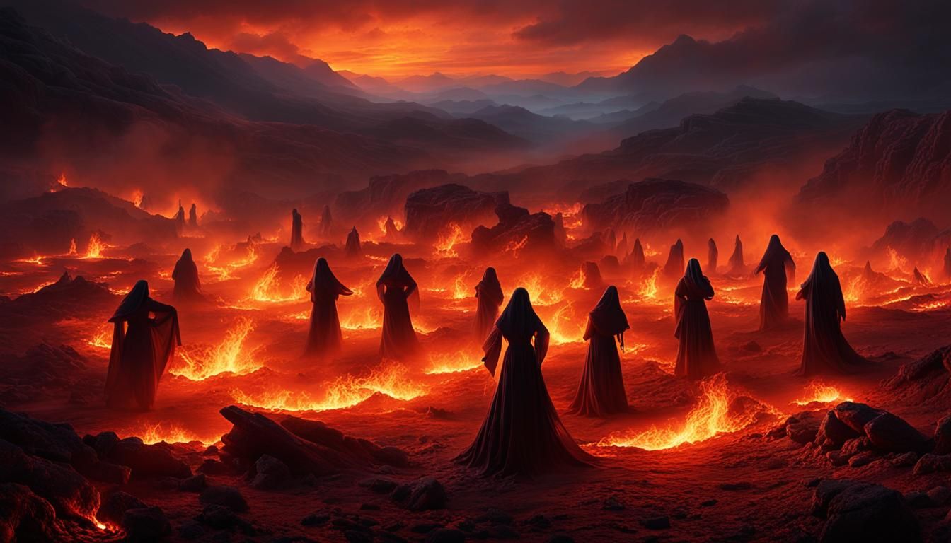 Apocalyptic Apparitions in a Burning Wasteland