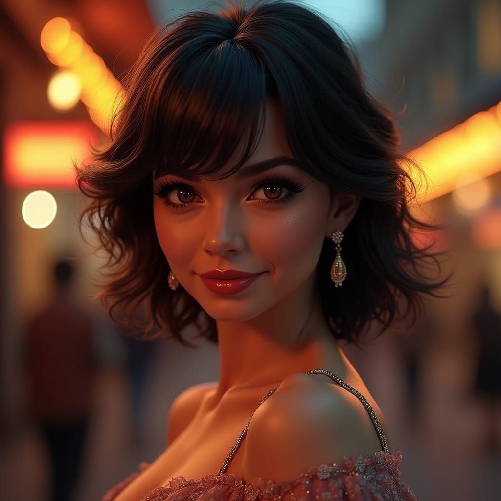 Confident Pauley Perrette Shines in Golden Light