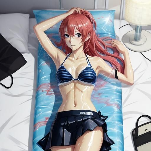 Anime Girl in Wet Bikini, Manga Key Visual