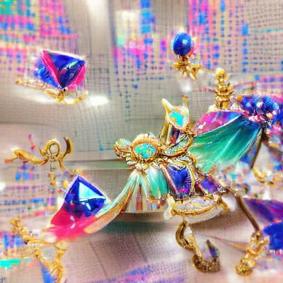 Jewel-Toned Fantasy Landscape