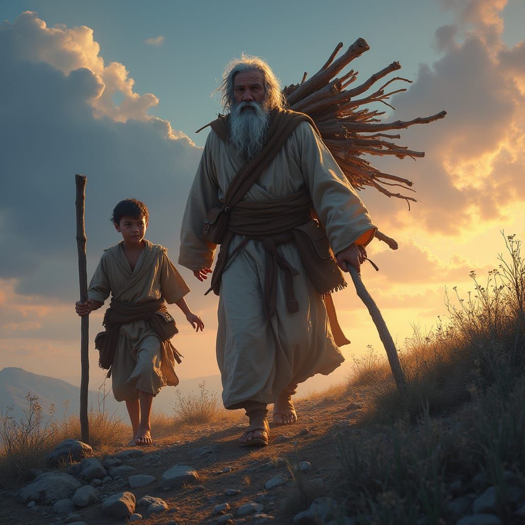 Ancient Patriarch Ascends the Hill