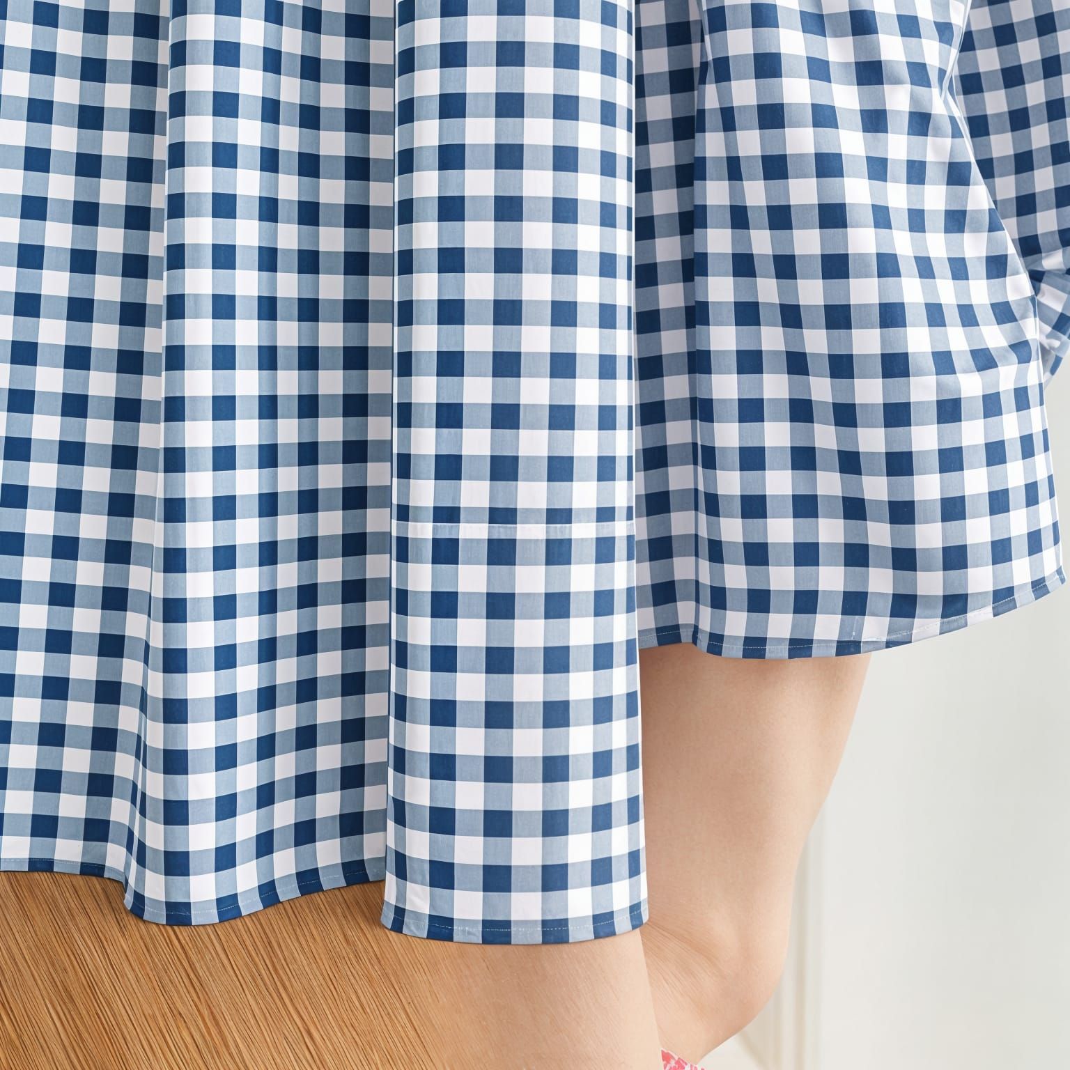 Vintage Gingham Print Fabric in Warm Earthy Tones