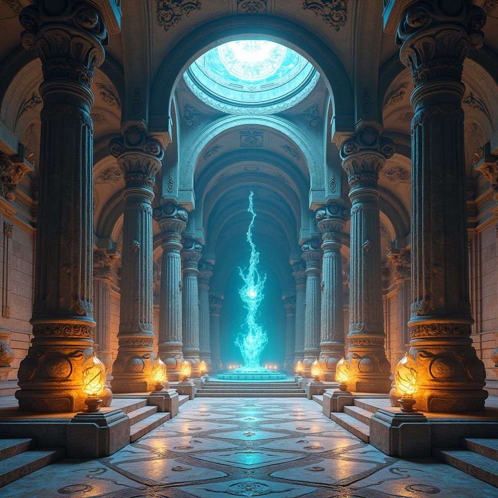 Mystical Fantasy Temple of Dreams, Greed, and Magic