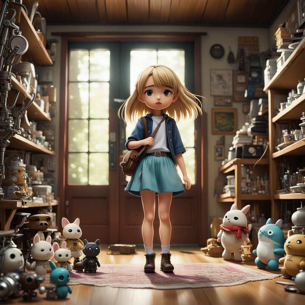 Rockstar Cloe Bratz Doll Finds Toys, Ghibli Style
