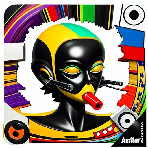 Surreal Landscape in Matte Oil Painting Style