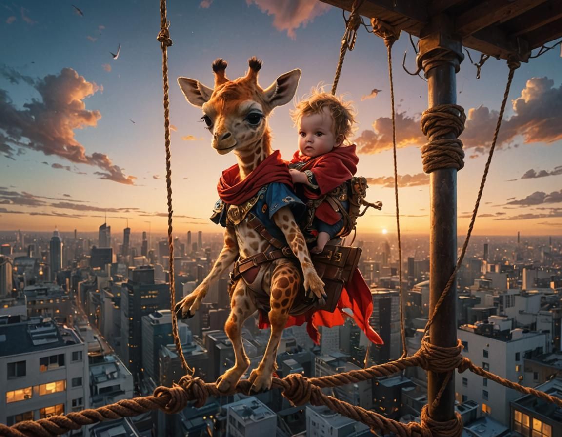 The Mighty GeeRafy rescued a Toddler 🐮