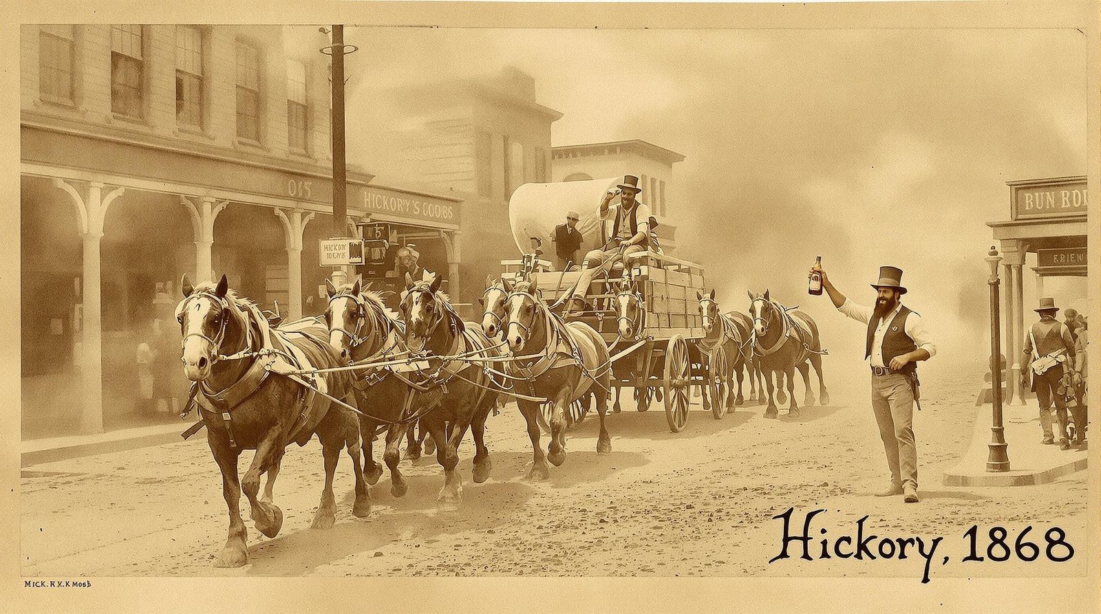 Old West Chaos in Sepia Tones