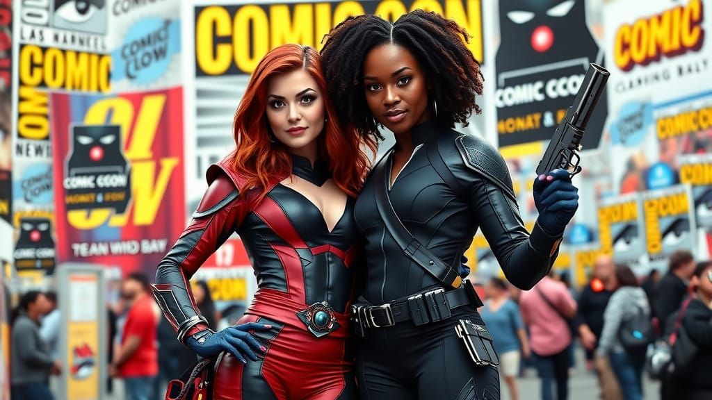 Cosplaying Legends in Comic Book Convention