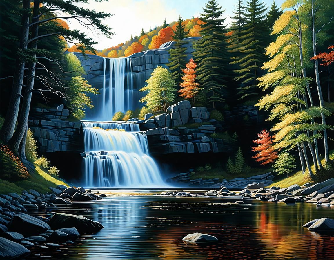 New England Waterfall