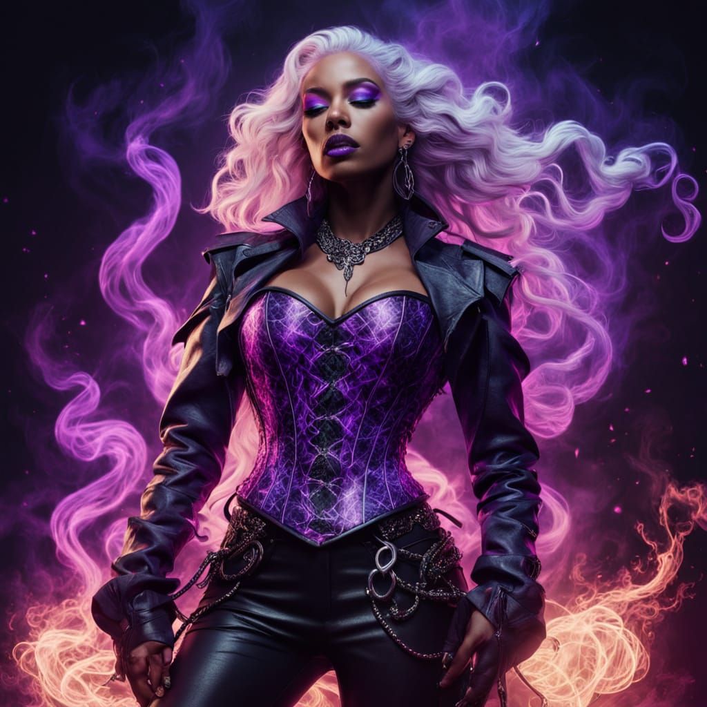 Dramatic Fantasy Portrait in Sorceri Style