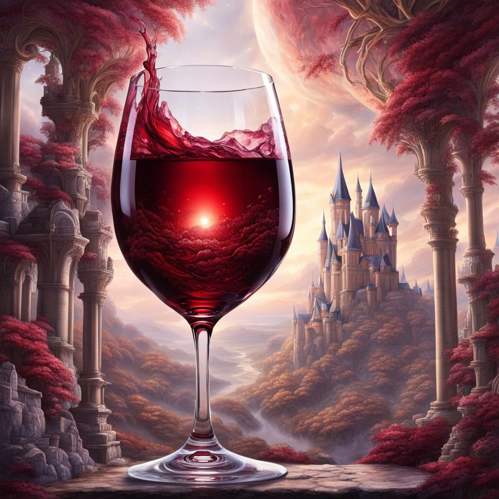 Fantasy Red Wine of sorrows