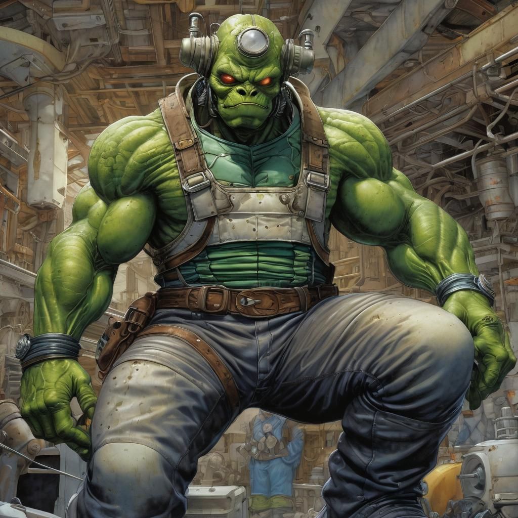 16k, Charles Vess & Mike Ploog :: colorful ink and colored p...