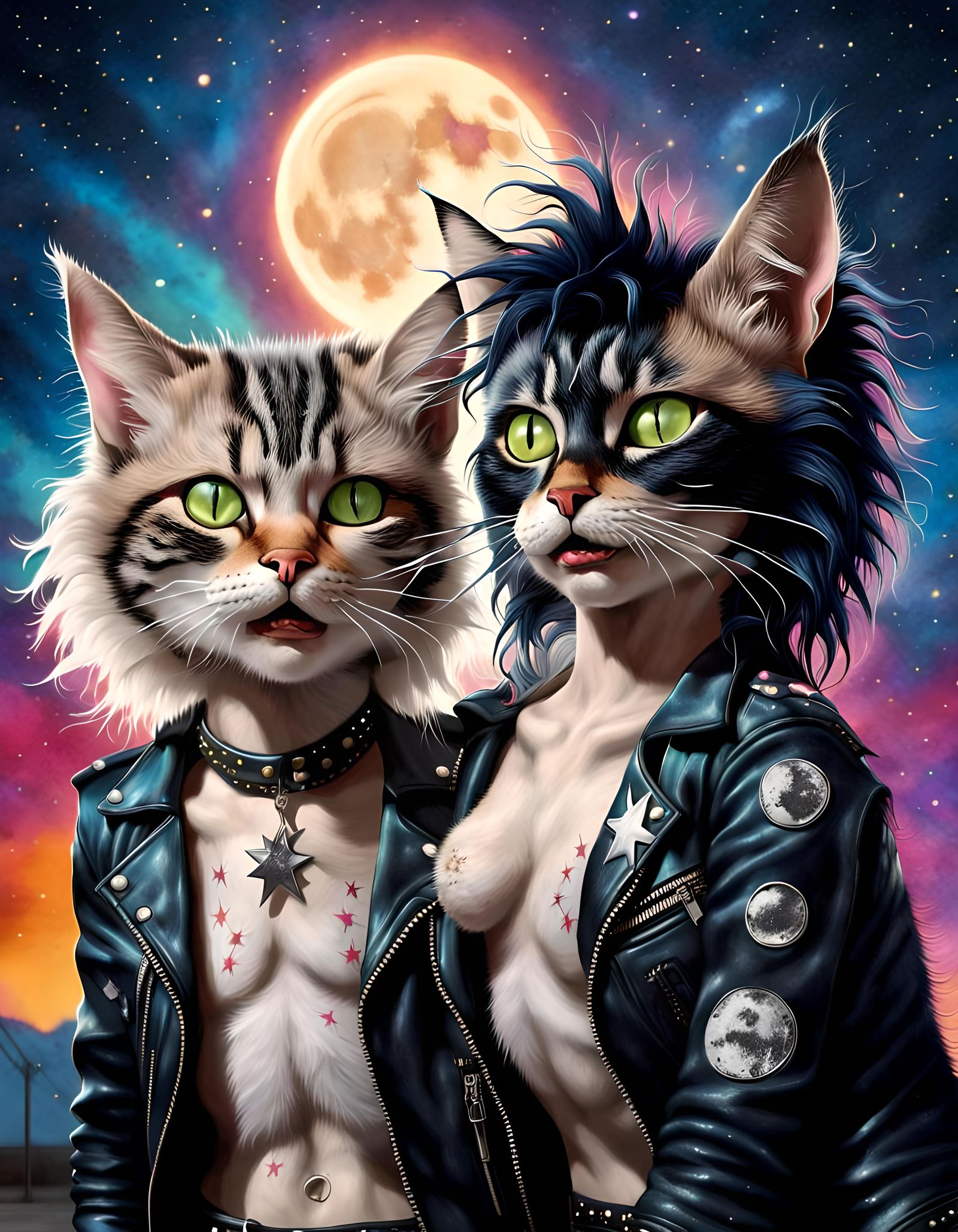 Cat Vicious and Nancy Spurr …