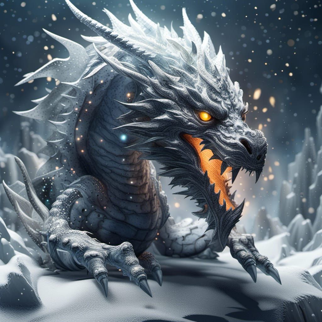 Awakening of the snow dragon