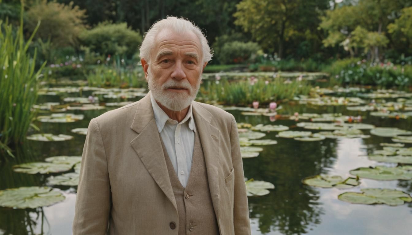 Claude Monet in His Garden: Impressionist Film Still