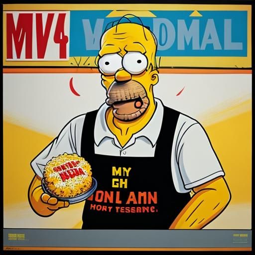 Homer Simpson's Movie Poster Snack