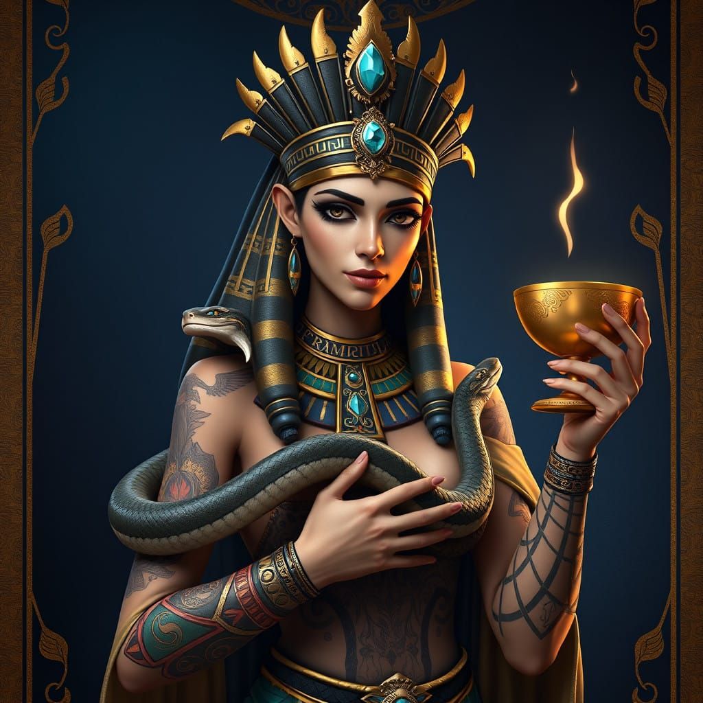 Egyptian Goddess Empress Reigns Supreme