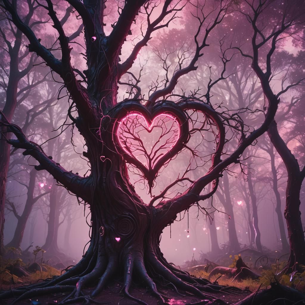 Tree with the Heart ❤️