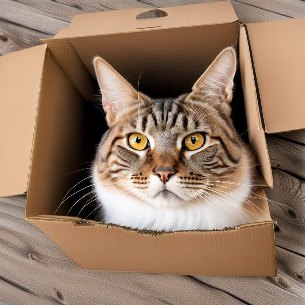 Cute Cat Box Emptier: Bear and Cat