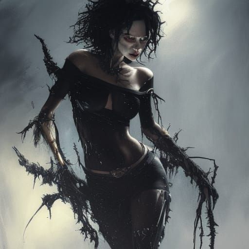 Edward Scissorhands: Dark Fantasy Concept Art