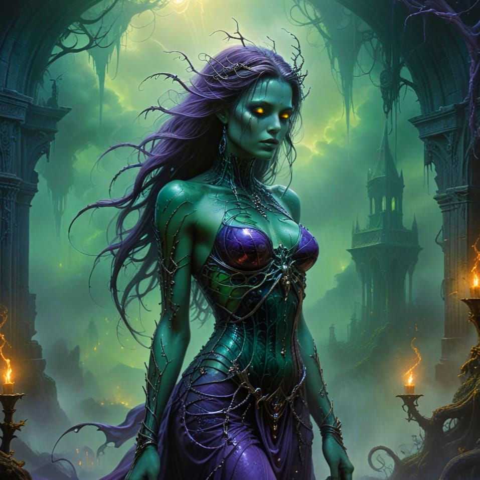 Mysterious Sorceress Unveils Dark Secrets in Forgotten Ruins