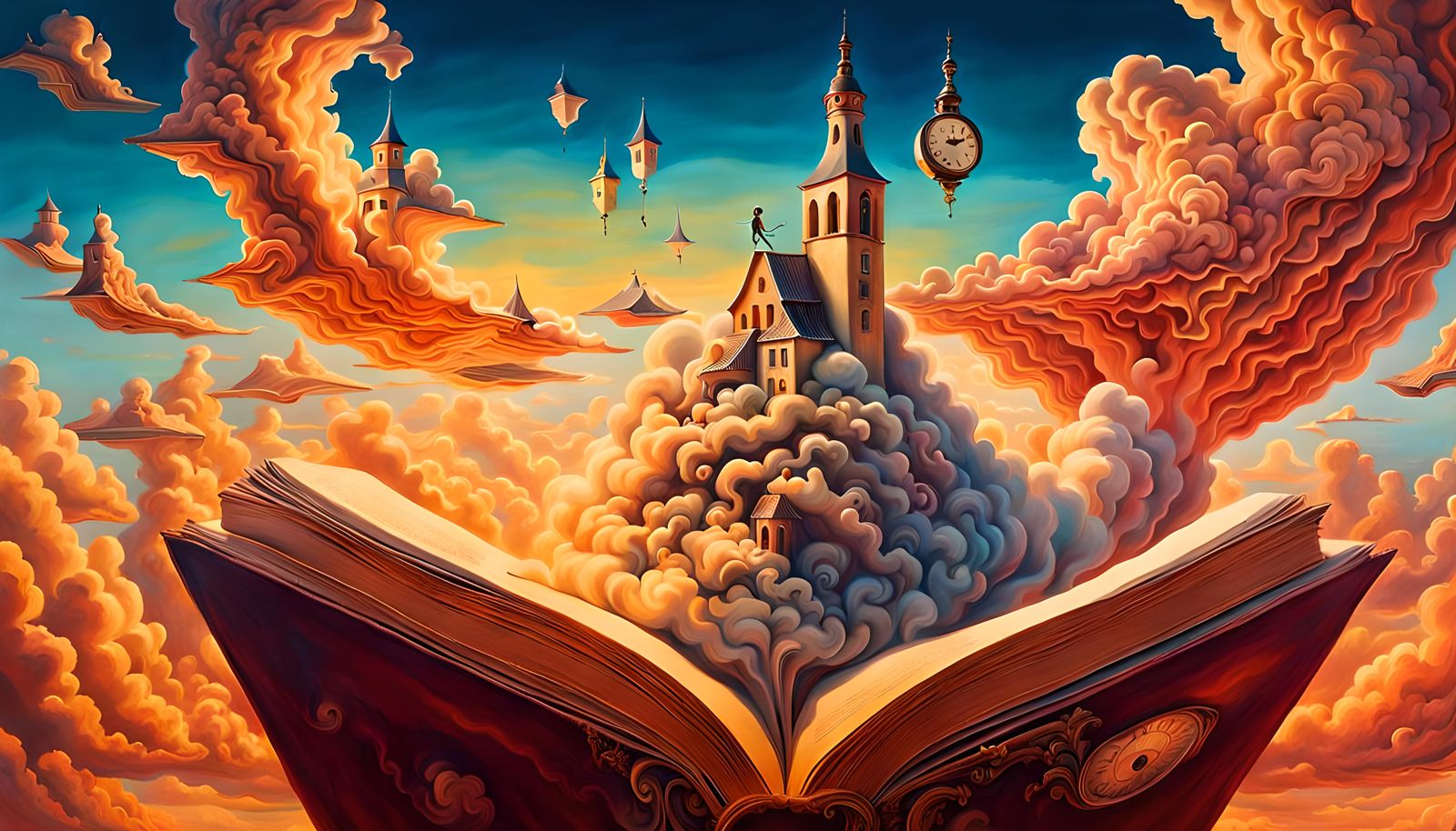 Surreal Tower Houses Compete in Dream Realm